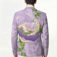 Hawaii Kauai Island Flowers Lei Blazer Mokihana Lei