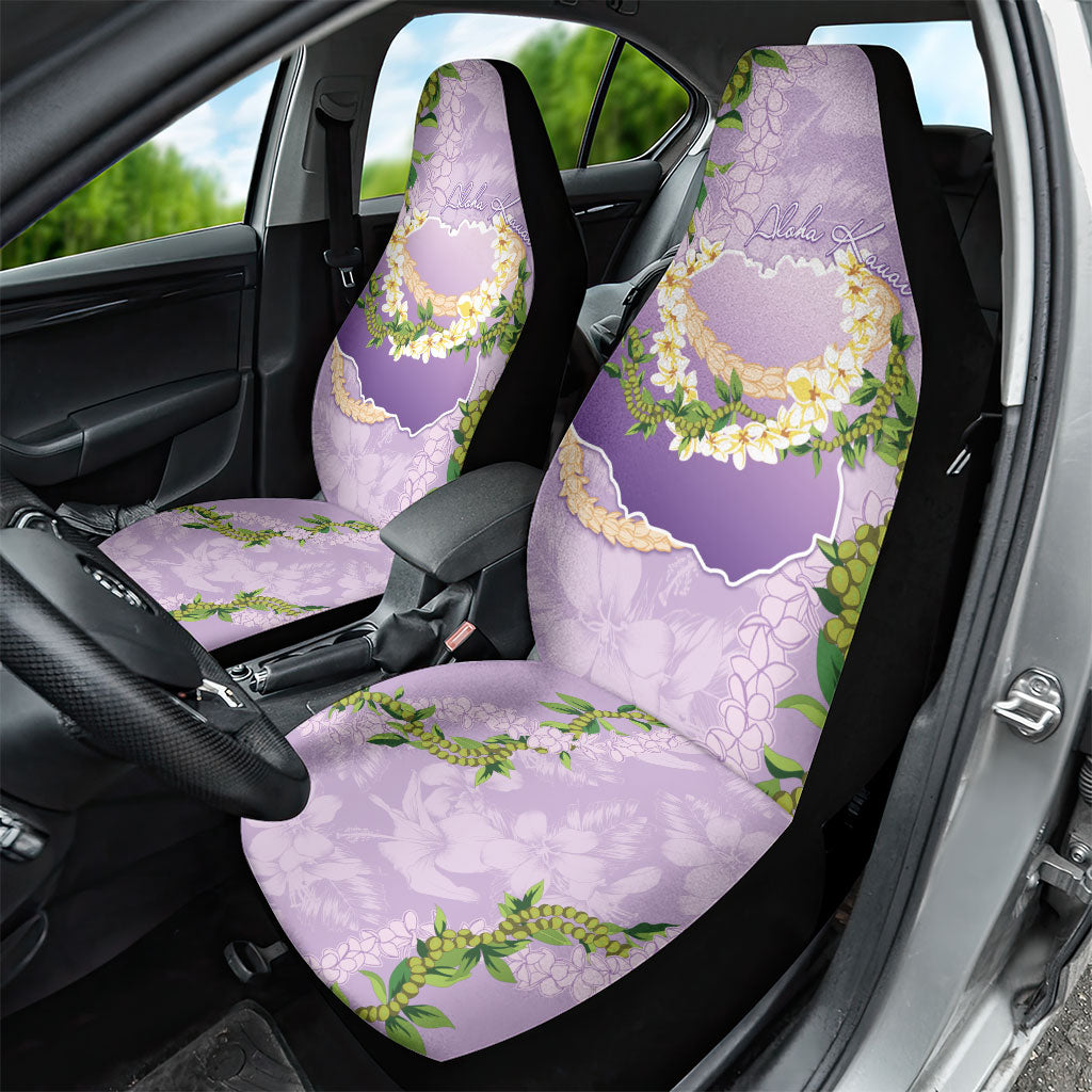 Hawaii Kauai Island Flowers Lei Car Seat Cover Mokihana Lei LT7 - Polynesian Pride