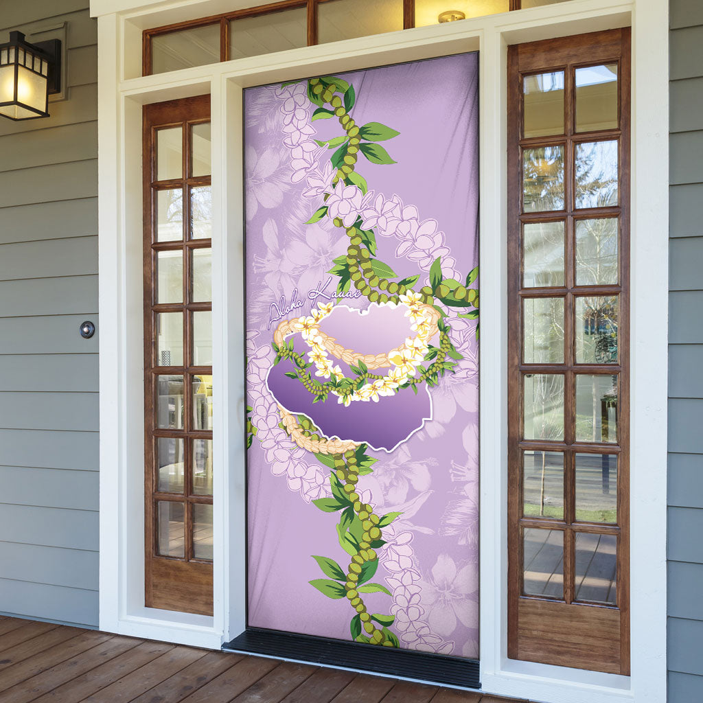 Hawaii Kauai Island Flowers Lei Door Cover Mokihana Lei LT7 - Polynesian Pride