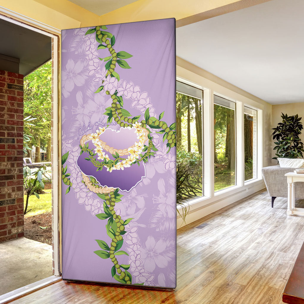 Hawaii Kauai Island Flowers Lei Door Cover Mokihana Lei LT7 - Polynesian Pride