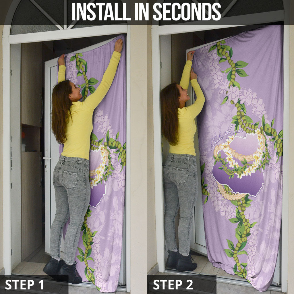 Hawaii Kauai Island Flowers Lei Door Cover Mokihana Lei LT7 - Polynesian Pride