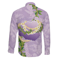 Hawaii Kauai Island Flowers Lei Family Matching Puletasi and Hawaiian Shirt Mokihana Lei LT7 - Polynesian Pride