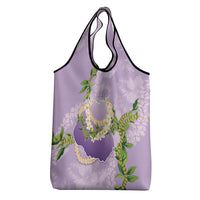 Hawaii Kauai Island Flowers Lei Grocery Bag Mokihana Lei