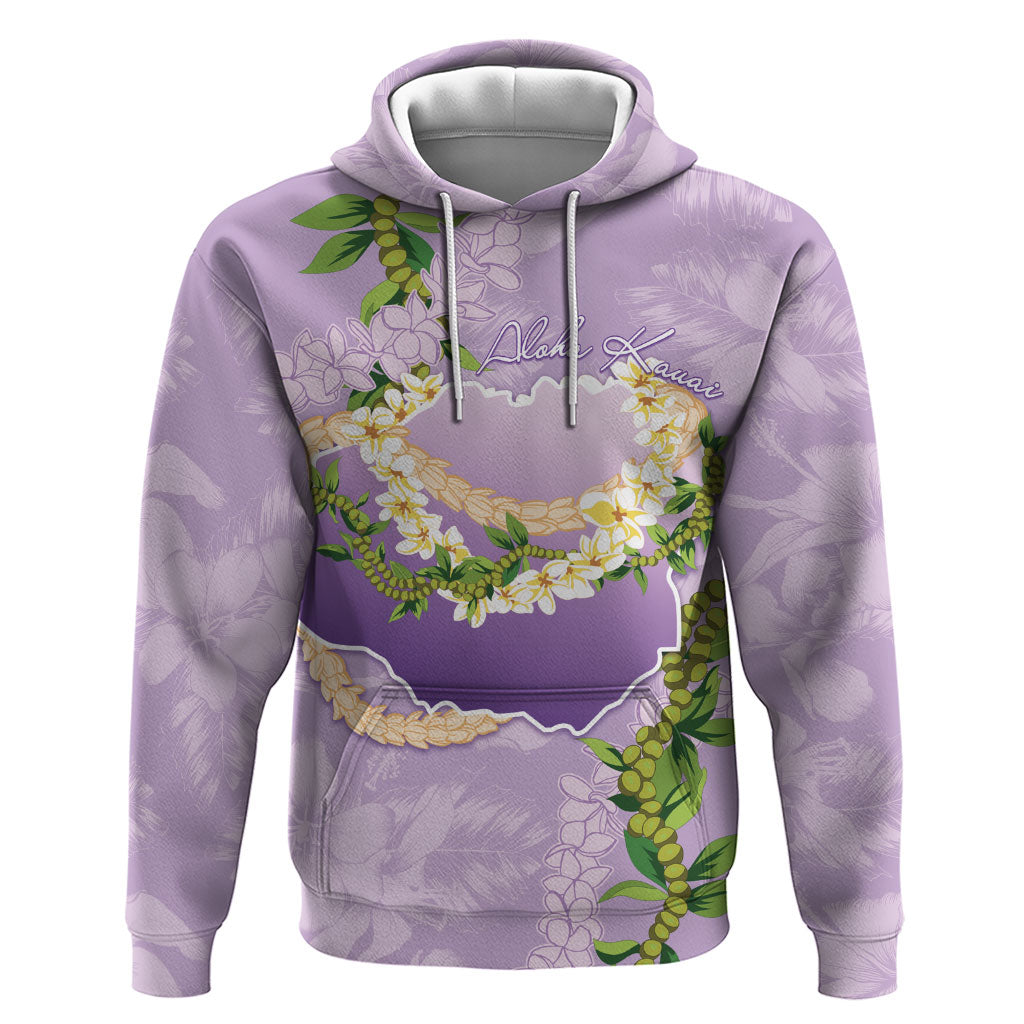 Hawaii Kauai Island Flowers Lei Hoodie Mokihana Lei
