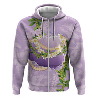 Hawaii Kauai Island Flowers Lei Hoodie Mokihana Lei