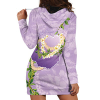 Hawaii Kauai Island Flowers Lei Hoodie Dress Mokihana Lei LT7 - Polynesian Pride