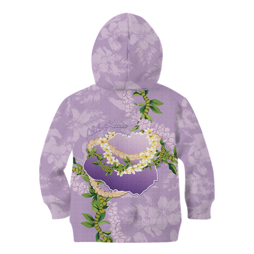 Hawaii Kauai Island Flowers Lei Kid Hoodie Mokihana Lei LT7 - Polynesian Pride