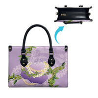 Hawaii Kauai Island Flowers Lei Leather Bag Mokihana Lei LT7 - Polynesian Pride