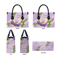 Hawaii Kauai Island Flowers Lei Leather Bag Mokihana Lei LT7 - Polynesian Pride
