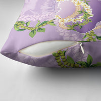 Hawaii Kauai Island Flowers Lei Pillow Cover Mokihana Lei