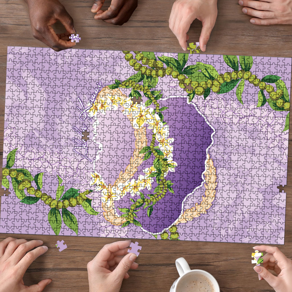 Hawaii Kauai Island Flowers Lei Puzzle Mokihana Lei