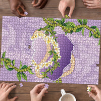Hawaii Kauai Island Flowers Lei Puzzle Mokihana Lei