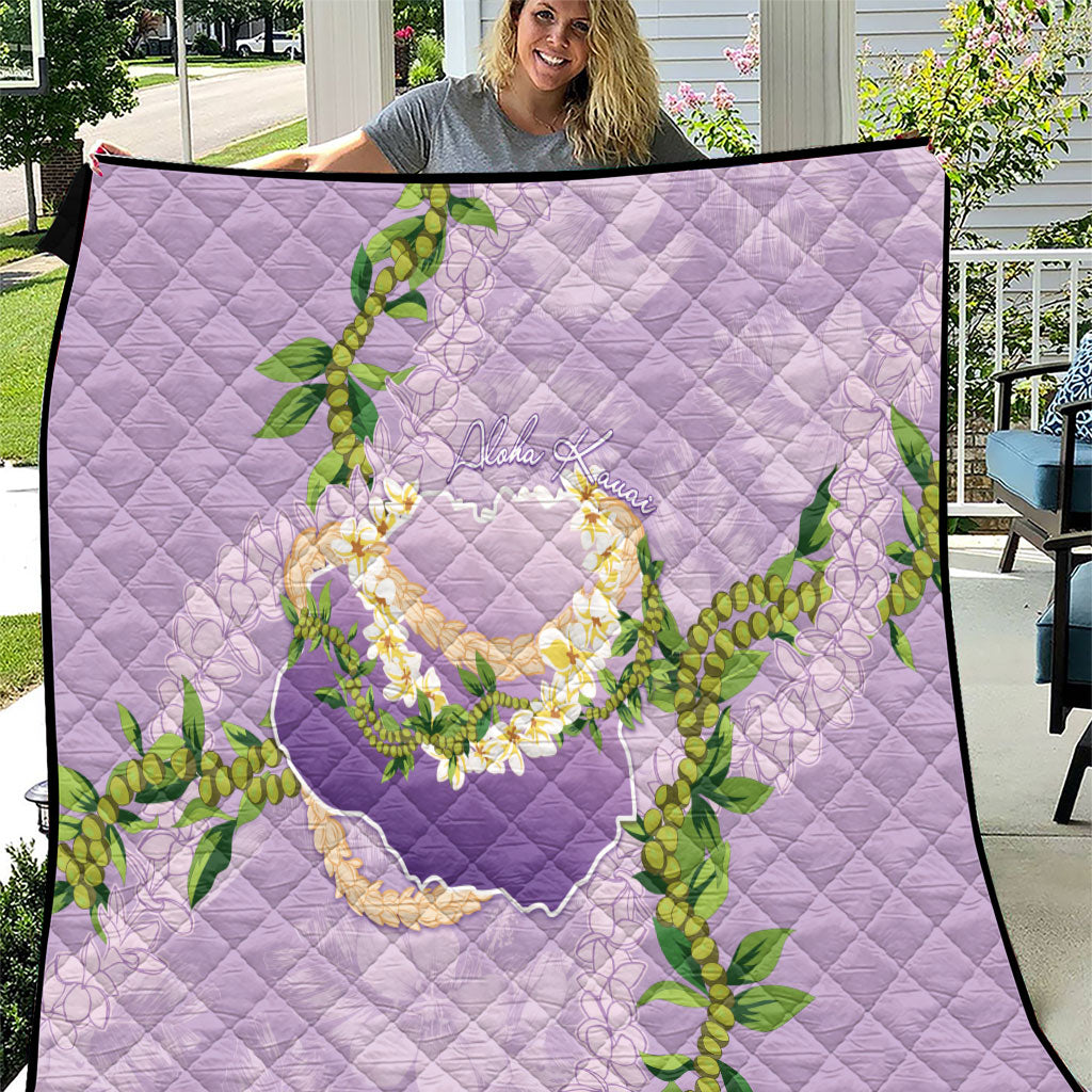 Hawaii Kauai Island Flowers Lei Quilt Mokihana Lei