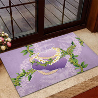 Hawaii Kauai Island Flowers Lei Rubber Doormat Mokihana Lei LT7 - Polynesian Pride