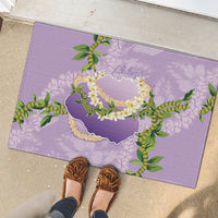 Hawaii Kauai Island Flowers Lei Rubber Doormat Mokihana Lei LT7 - Polynesian Pride