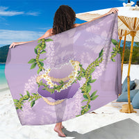 Hawaii Kauai Island Flowers Lei Sarong Mokihana Lei LT7 One Size 44 x 66 inches Lavender - Polynesian Pride