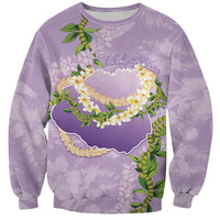 Hawaii Kauai Island Flowers Lei Sweatshirt Mokihana Lei