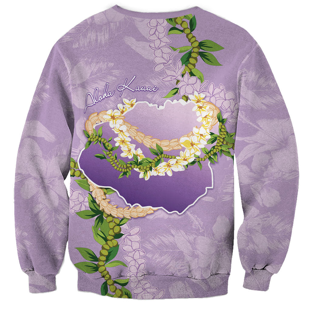 Hawaii Kauai Island Flowers Lei Sweatshirt Mokihana Lei