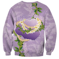 Hawaii Kauai Island Flowers Lei Sweatshirt Mokihana Lei