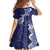 Fiji Queen Victoria School Personalised Family Matching Off Shoulder Short Dress and Hawaiian Shirt Masi Tapa Torn Style