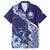 Fiji Queen Victoria School Personalised Family Matching Off Shoulder Short Dress and Hawaiian Shirt Masi Tapa Torn Style