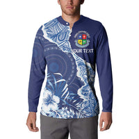 Fiji Lelean Memorial School Personalised Button Sweatshirt Korodredre Davuilevu Masi Mix Style