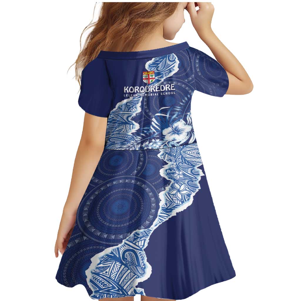 Fiji Lelean Memorial School Personalised Family Matching Mermaid Dress and Hawaiian Shirt Korodredre Davuilevu Masi Mix Style