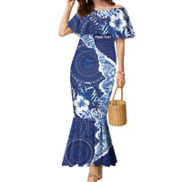 Fiji Lelean Memorial School Personalised Family Matching Mermaid Dress and Hawaiian Shirt Korodredre Davuilevu Masi Mix Style