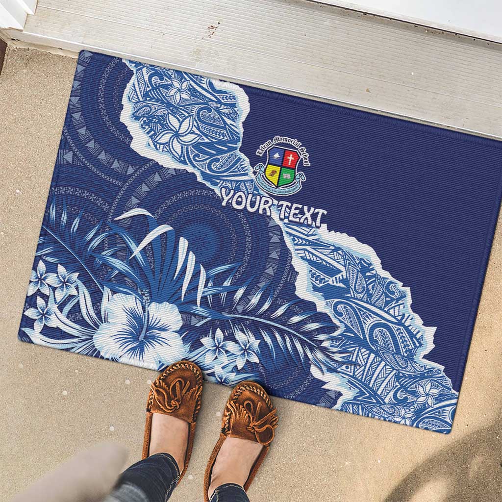 Fiji Lelean Memorial School Personalised Rubber Doormat Korodredre Davuilevu Masi Mix Style