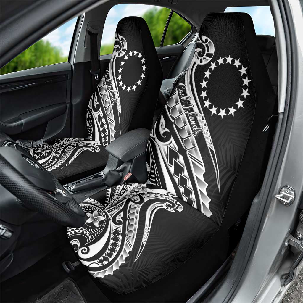 Kia Orana Cook Islands Car Seat Cover Kerekere Plumeria Tropical Waves - Polynesian Pride