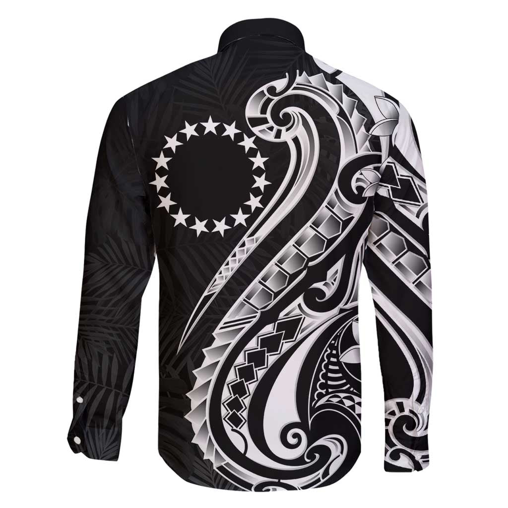 Kia Orana Cook Islands Family Matching Off Shoulder Short Dress and Hawaiian Shirt Kerekere Plumeria Tropical Waves - Polynesian Pride