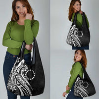 Kia Orana Cook Islands Grocery Bag Kerekere Plumeria Tropical Waves LT7 - Polynesian Pride