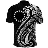 Kia Orana Cook Islands Polo Shirt Kerekere Plumeria Tropical Waves - Polynesian Pride