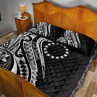 Kia Orana Cook Islands Quilt Bed Set Kerekere Plumeria Tropical Waves - Polynesian Pride