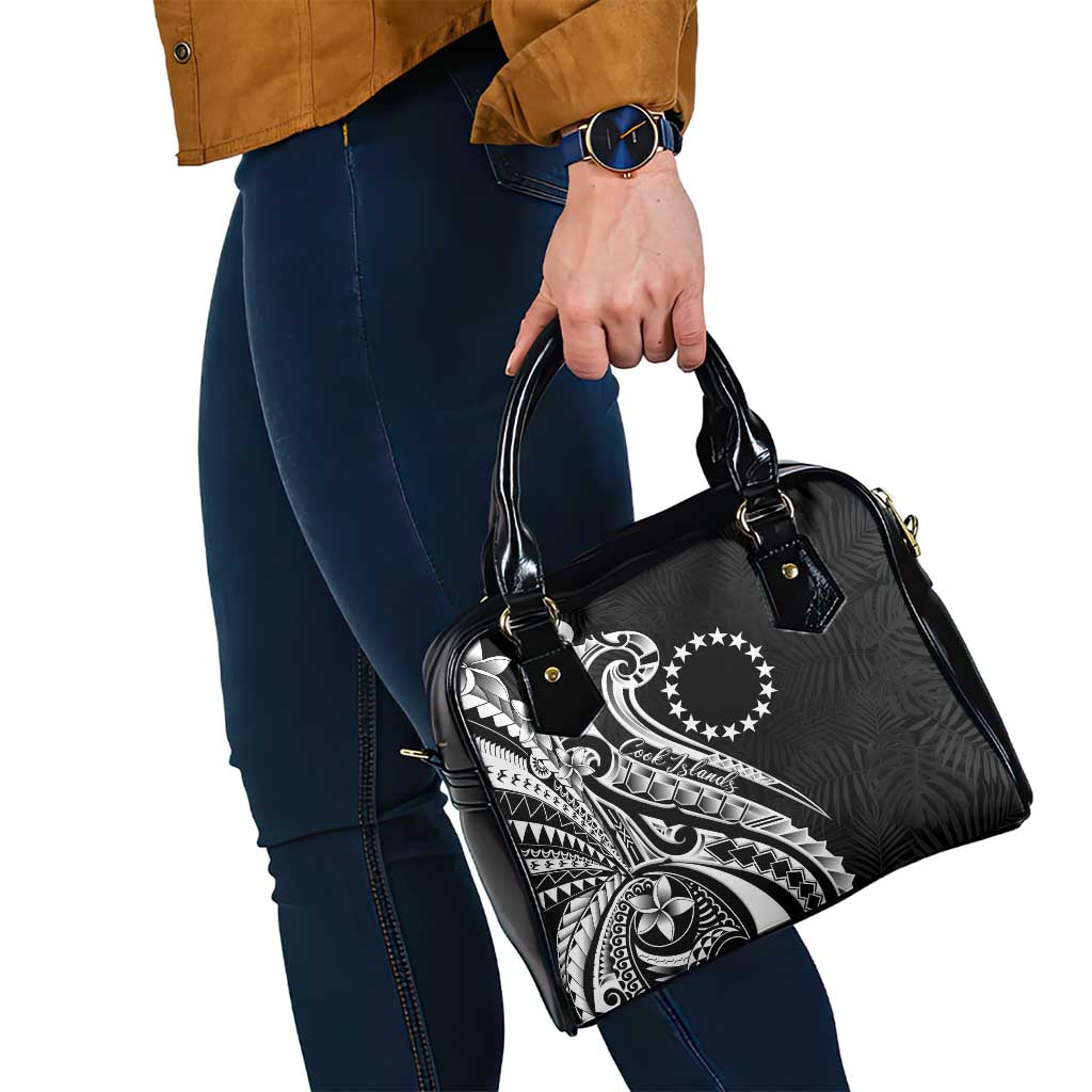 Kia Orana Cook Islands Shoulder Handbag Kerekere Plumeria Tropical Waves - Polynesian Pride