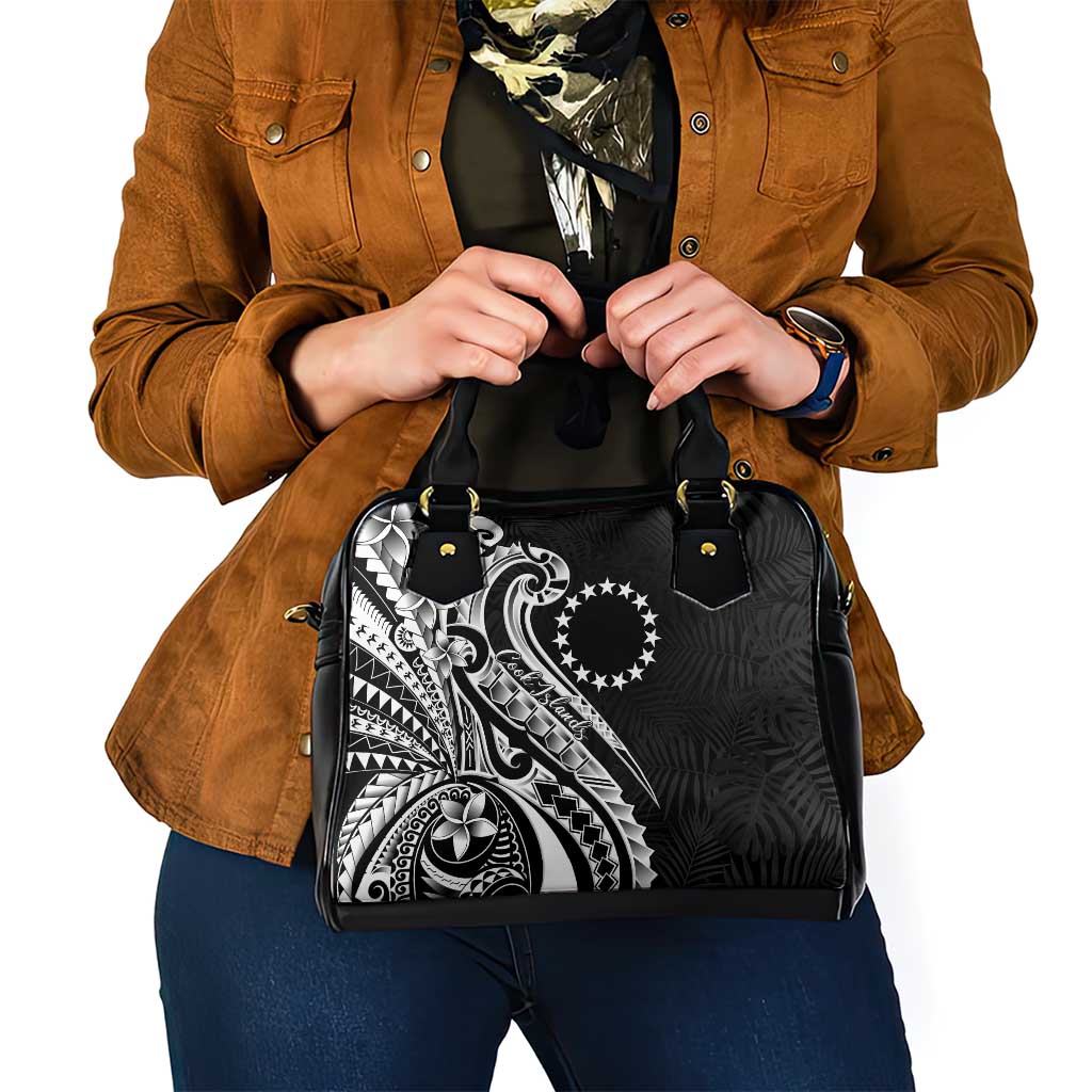 Kia Orana Cook Islands Shoulder Handbag Kerekere Plumeria Tropical Waves - Polynesian Pride