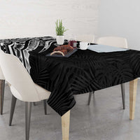 Kia Orana Cook Islands Tablecloth Kerekere Plumeria Tropical Waves - Polynesian Pride