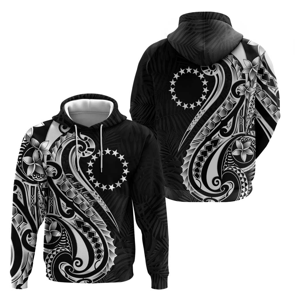 Kia Orana Cook Islands Zip Hoodie Kerekere Plumeria Tropical Waves - Polynesian Pride