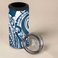 Kia Orana Cook Islands 4 in 1 Can Cooler Tumbler Auika Plumeria Tropical Waves LT7 - Polynesian Pride