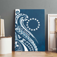 Kia Orana Cook Islands Canvas Wall Art Auika Plumeria Tropical Waves - Polynesian Pride