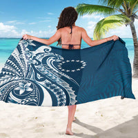 Kia Orana Cook Islands Sarong Auika Plumeria Tropical Waves LT7 - Polynesian Pride