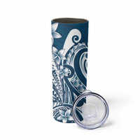 Kia Orana Cook Islands Skinny Tumbler Auika Plumeria Tropical Waves LT7 - Polynesian Pride