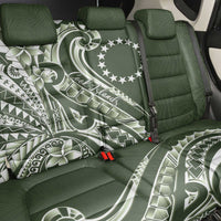 Kia Orana Cook Islands Back Car Seat Cover Matie Plumeria Tropical Waves - Polynesian Pride
