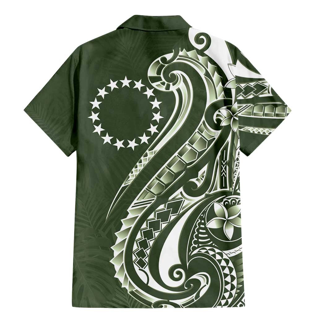 Kia Orana Cook Islands Family Matching Mermaid Dress and Hawaiian Shirt Matie Plumeria Tropical Waves - Polynesian Pride