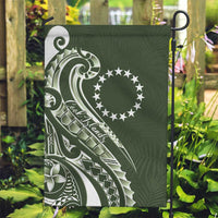 Kia Orana Cook Islands Garden Flag Matie Plumeria Tropical Waves - Polynesian Pride