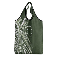 Kia Orana Cook Islands Grocery Bag Matie Plumeria Tropical Waves LT7 - Polynesian Pride
