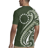 Kia Orana Cook Islands Rugby Jersey Matie Plumeria Tropical Waves - Polynesian Pride
