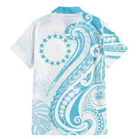 Kia Orana Cook Islands Family Matching Mermaid Dress and Hawaiian Shirt Moana Plumeria Tropical Waves - Polynesian Pride