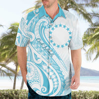 Kia Orana Cook Islands Hawaiian Shirt Moana Plumeria Tropical Waves - Polynesian Pride