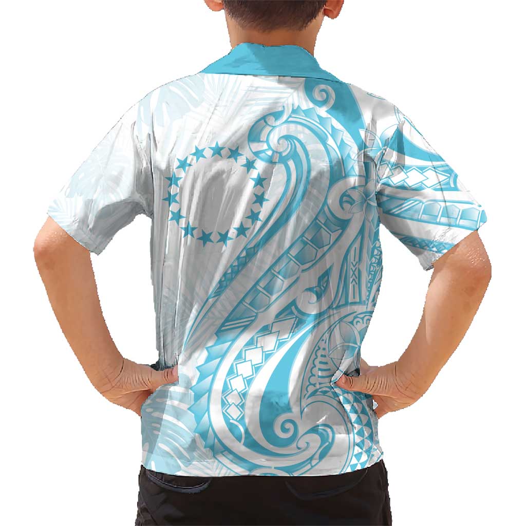 Kia Orana Cook Islands Hawaiian Shirt Moana Plumeria Tropical Waves - Polynesian Pride